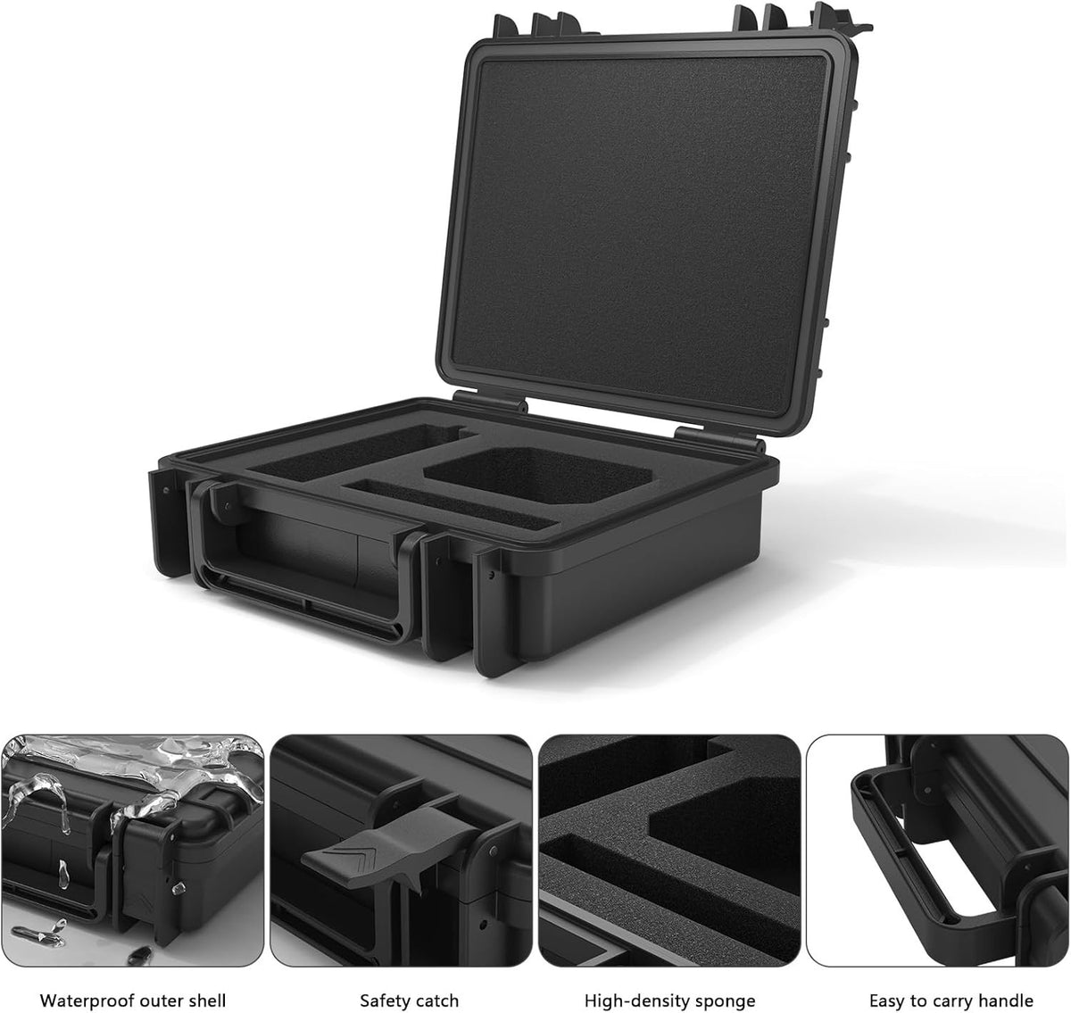 Heavy Duty Waterproof Hard Carrying Case for Garmin Xero C1 Pro Chronograph