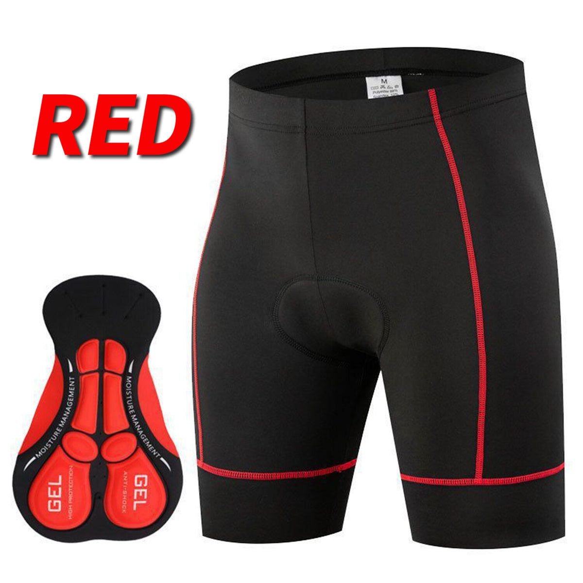 Men's Cycling Shorts with 3D Gel Padding Breathable Road MTB Bike Tights