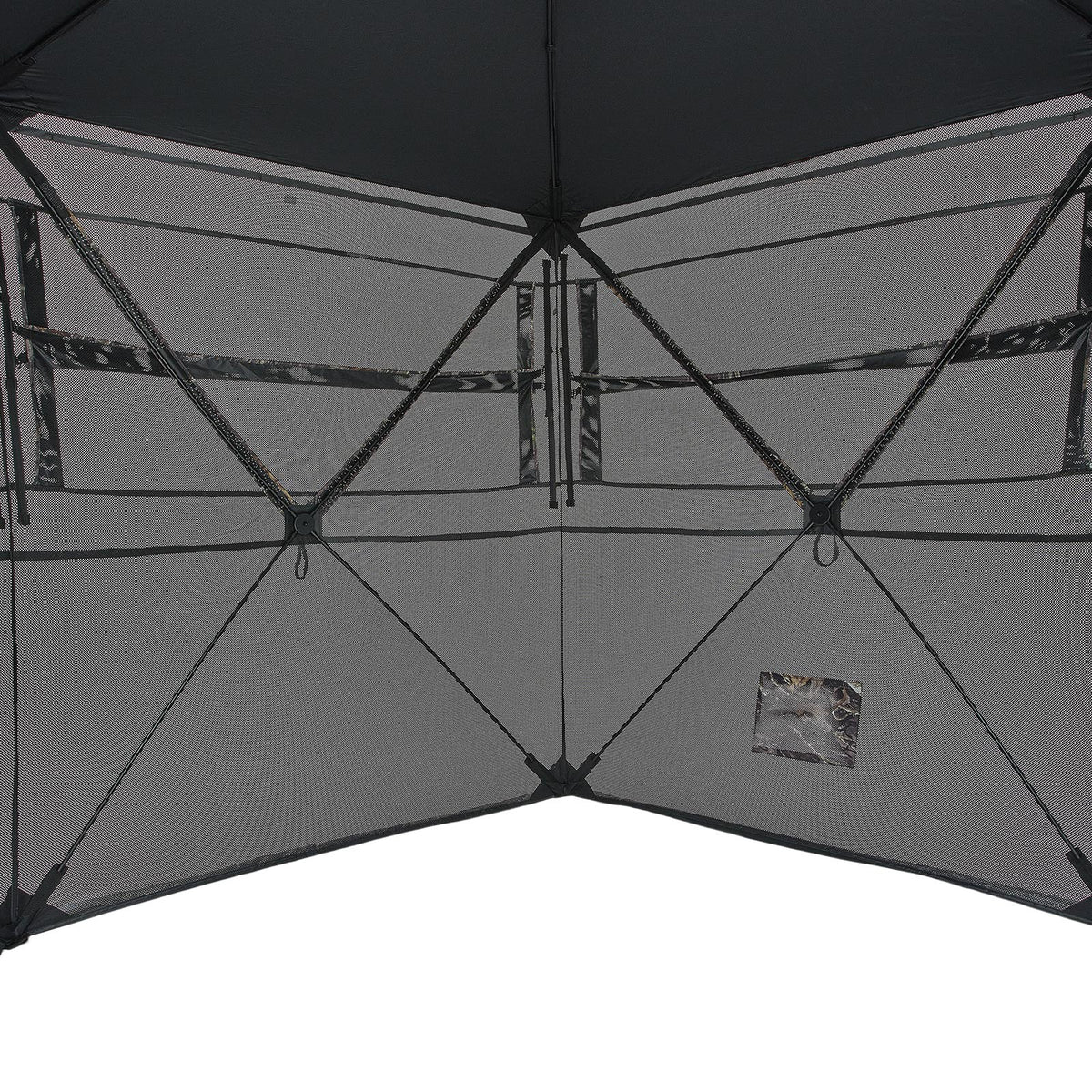 Portable Hunting Blind for 6-7 People with Carry Bag - Weather-Resistant & Quiet Design