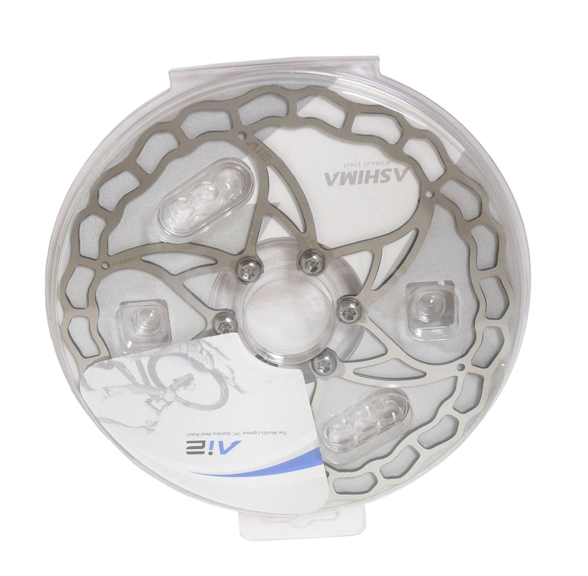 Lightweight 73g 160mm Bike Disc Brake Rotor - Stainless Steel, ASHIMA Ai2