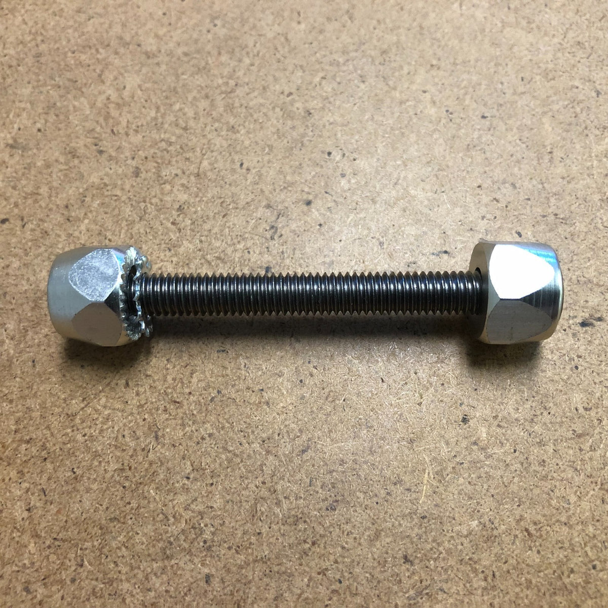 Alloy Bike Seat Post Clamp with Hex Bolt M6 - Silver, Adjustable Length