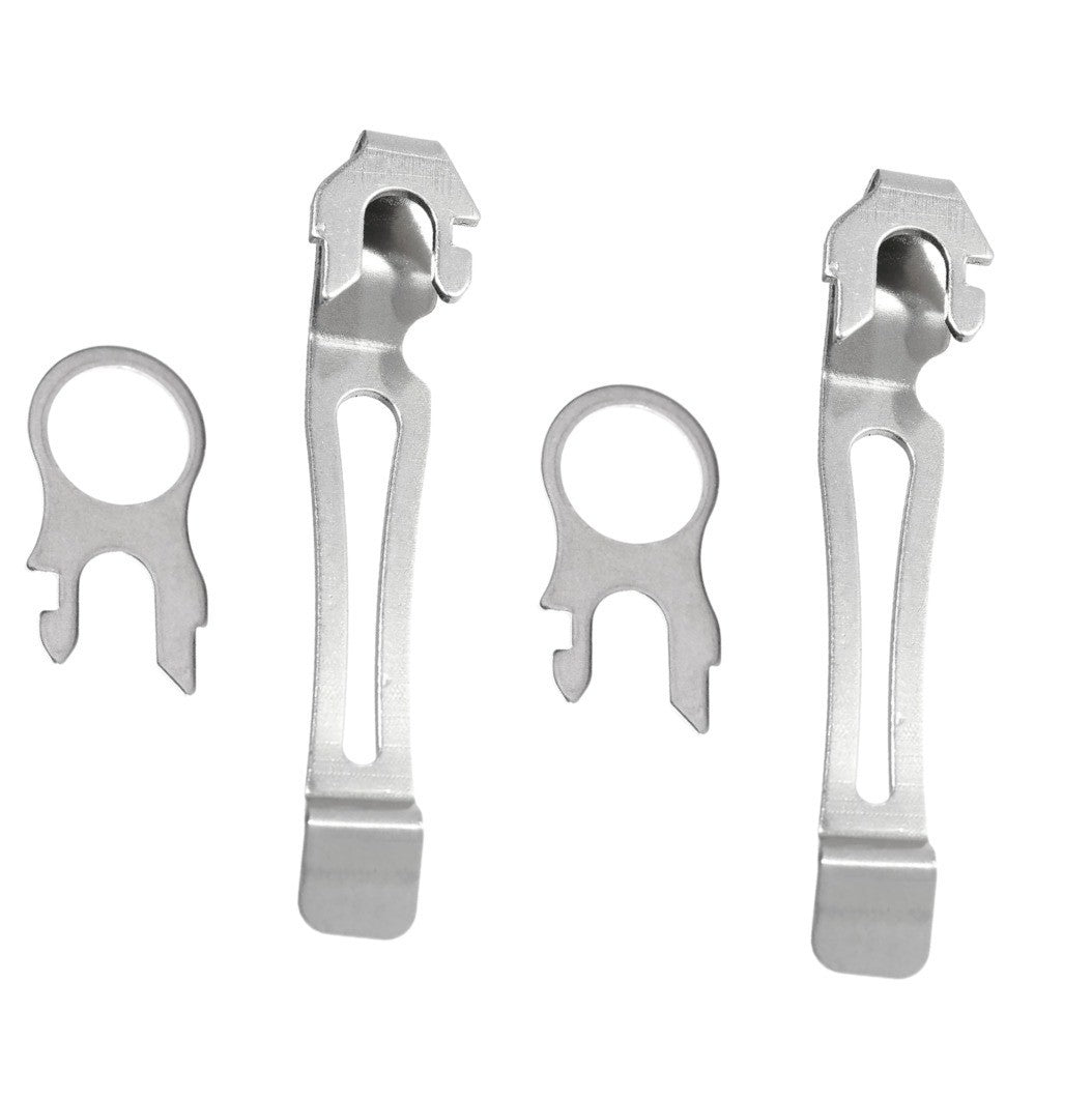 MultiTool Pocket Clips & Lanyard Rings for Leatherman - Stainless Steel Replacement Parts