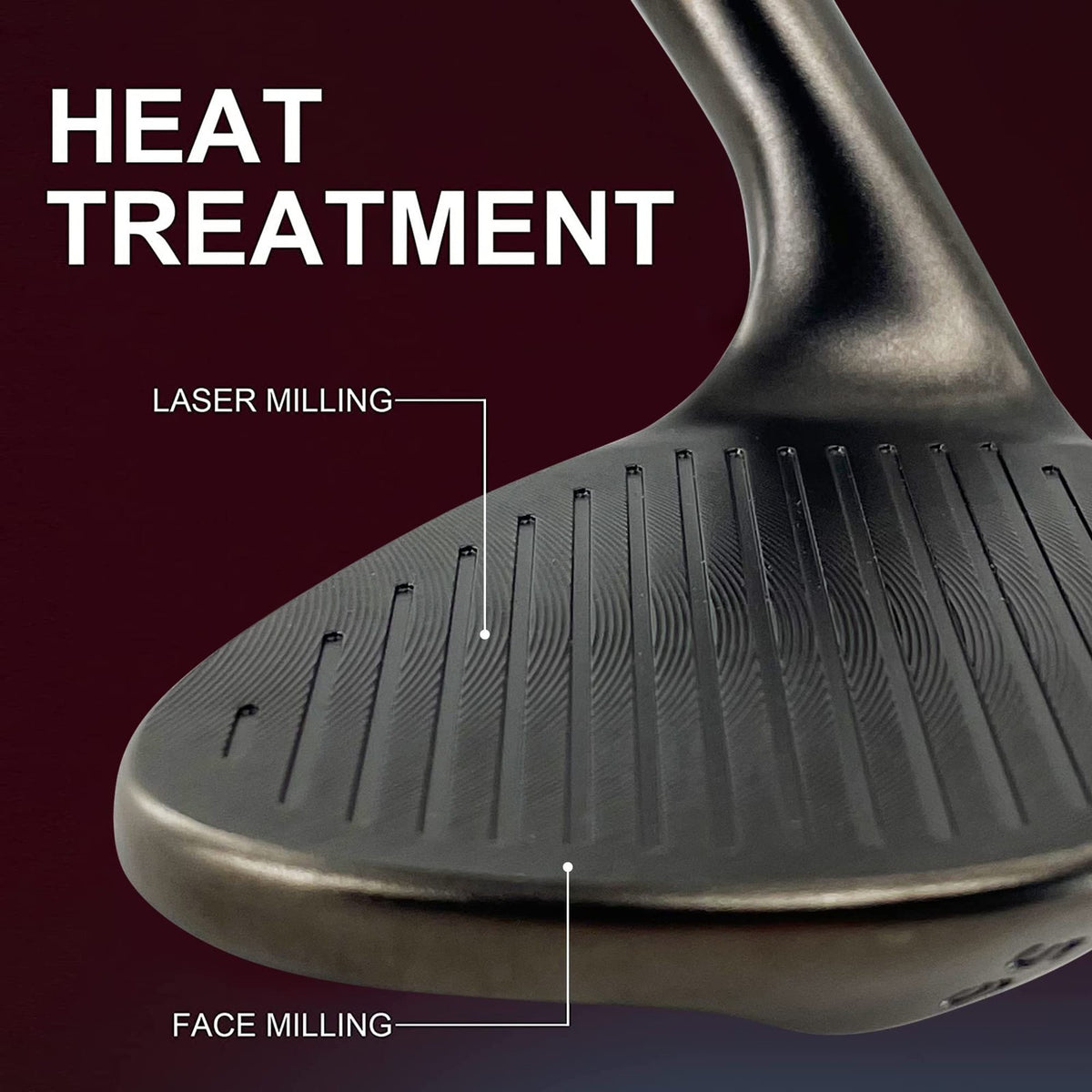 Golf Wedge 60° High Spin Milled Face for Short Game Precision