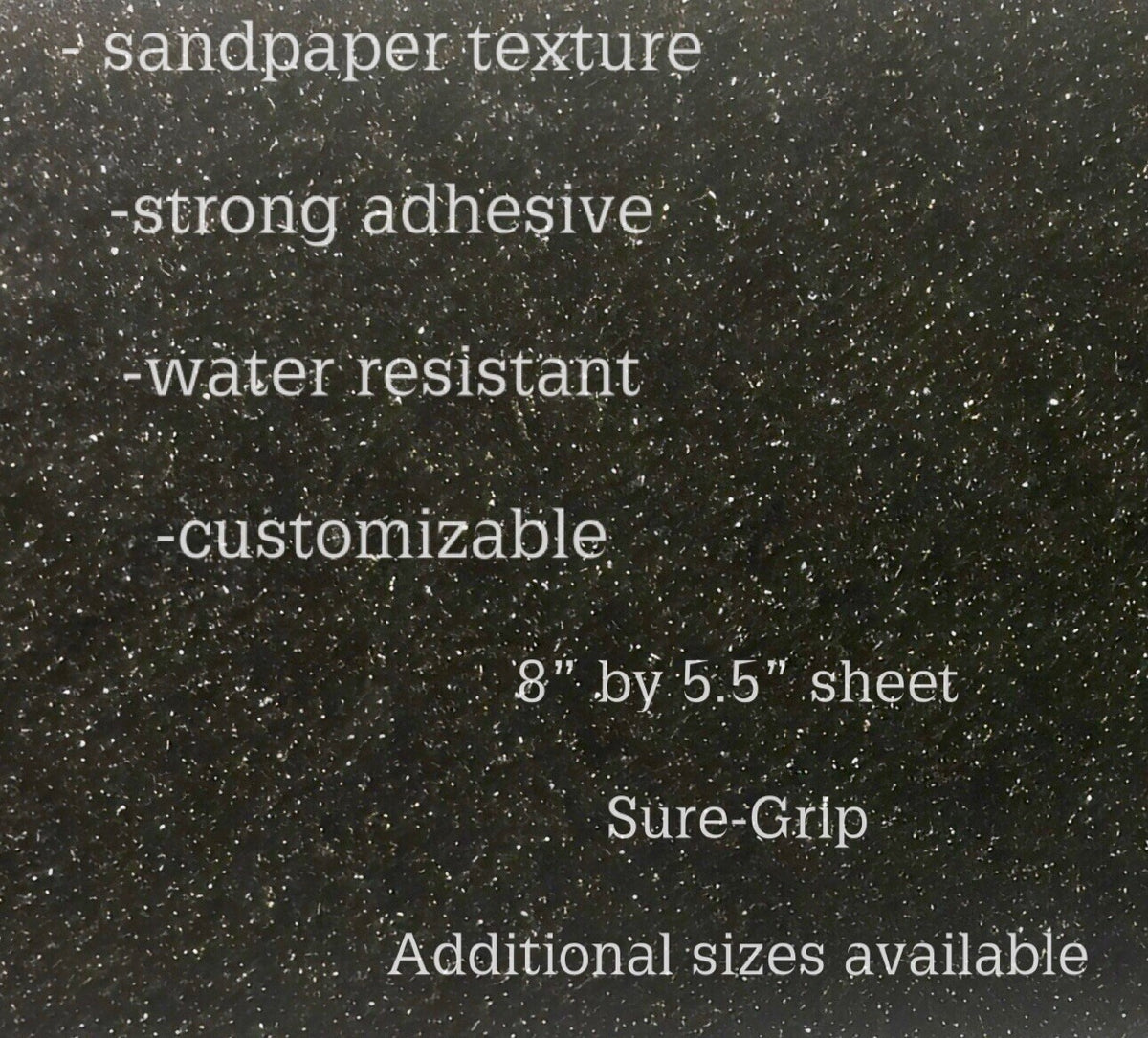 Self-Adhesive Sandpaper Textured Gun Tape 8x5.5 Inch Grip Sheet