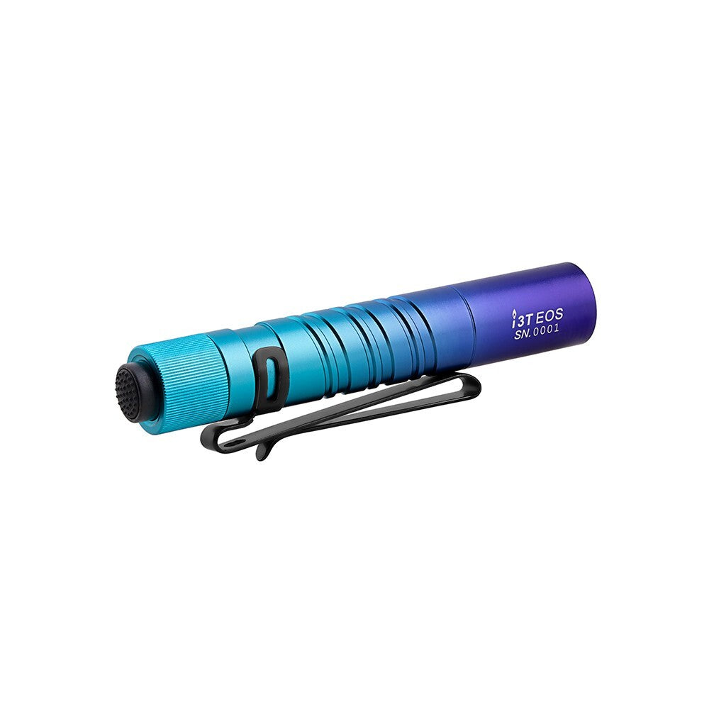 Olight I3T EOS Cyan Indigo Birthday Edition Flashlight 180 Lumens