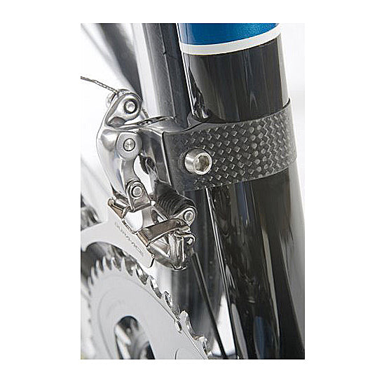 Lightweight Carbon Front Derailleur Adapter Clamp 34.9-35mm for Cycling