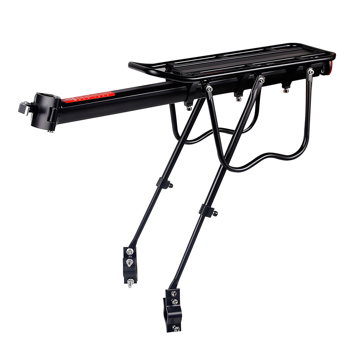 Heavy Duty Bike Rear Rack for 24-27.5 inch Mountain & Road Bikes, Supports 110 lbs