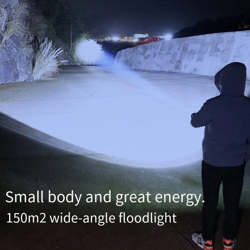 1200000LM USB Rechargeable LED Flashlight Super Bright Tactical Torch
