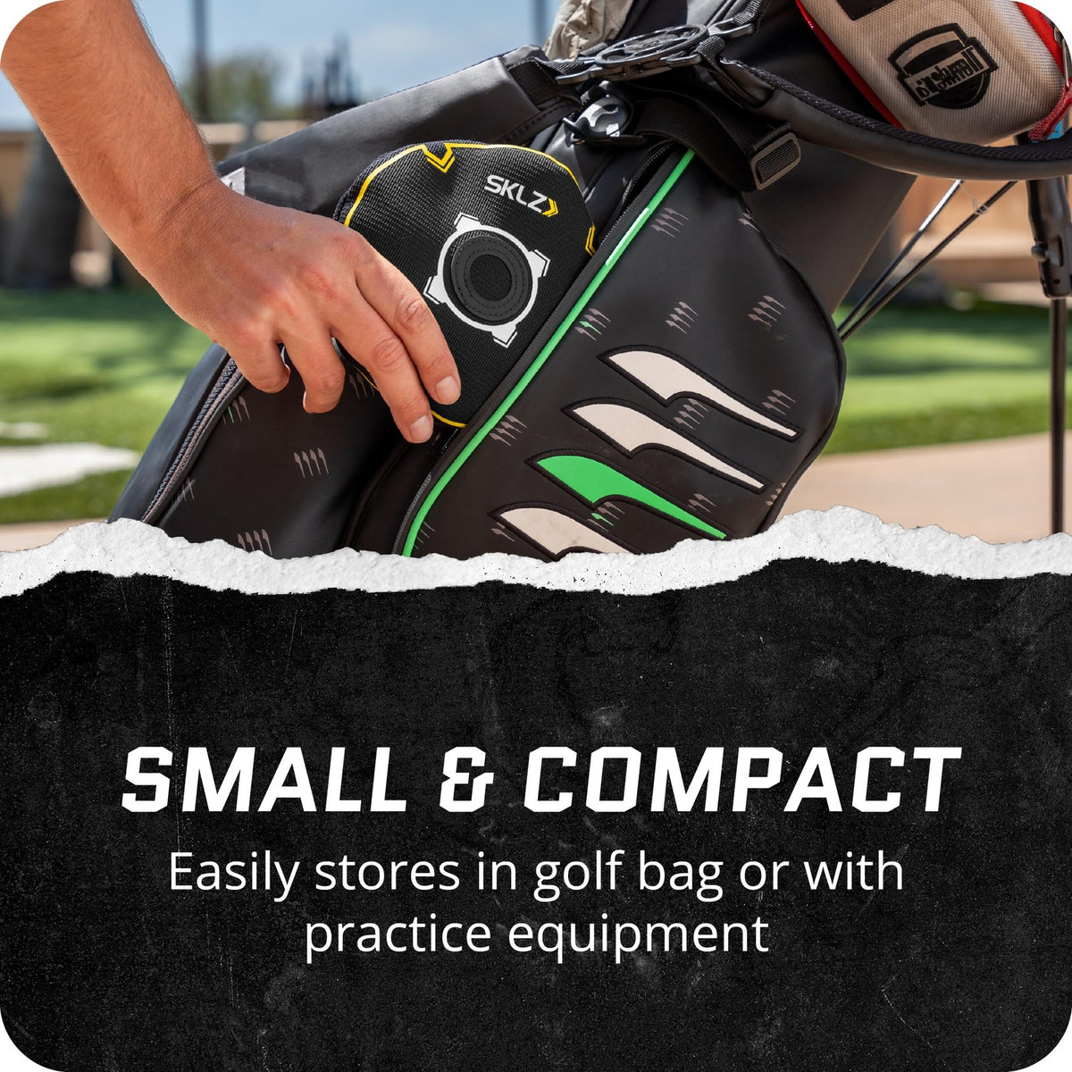 Golf Bunker Training Aid with 3 Discs for Sand Trap Practice