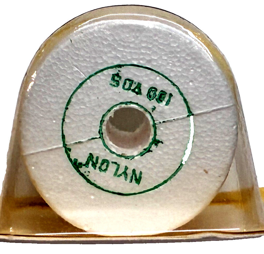 Set of 3 Yellow Nylon Thread Spools - Fine Type A for Fly Fishing