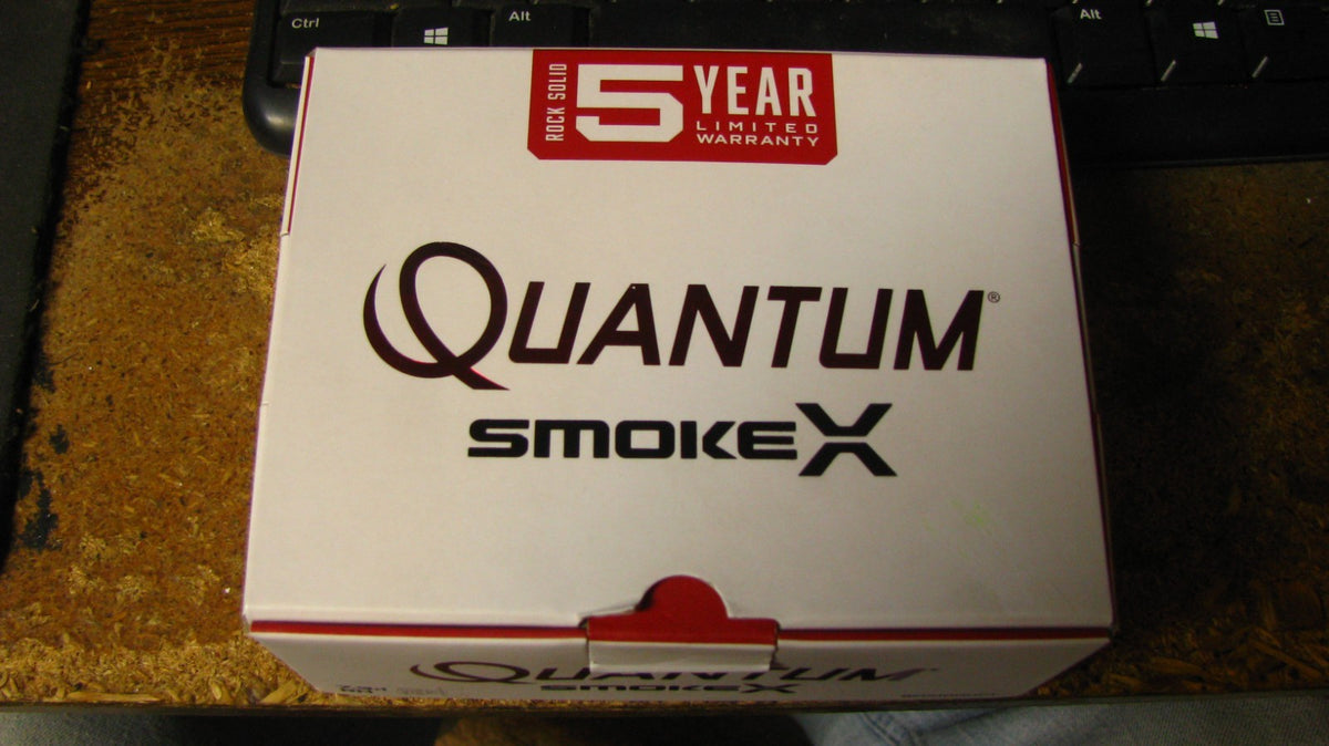 Quantum Smoke Baitcast Reel SMX100HPT - Left Hand, 9 Bearings, 7.3:1 Gear Ratio
