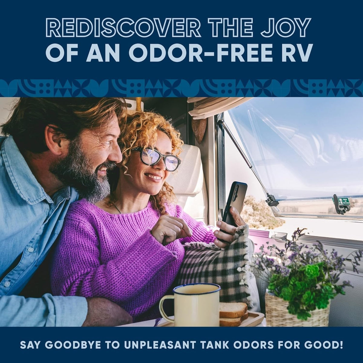 RV Black Tank Cleaner with Odor Eliminator and Waste Digester