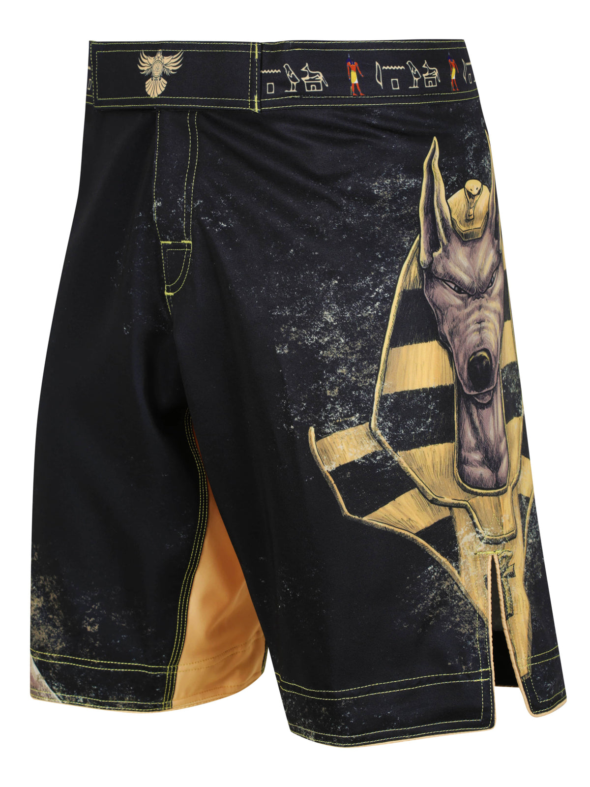 Men's MMA Shorts Anubis Fightwear BJJ Black/Black Durable & Flexible