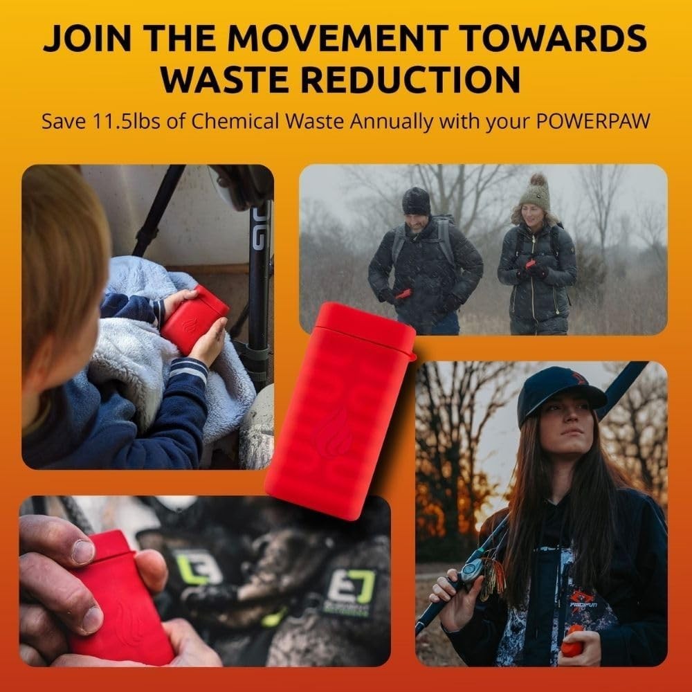 Rechargeable Hand Warmer with 3 Heat Settings & 6-Hour Battery Life