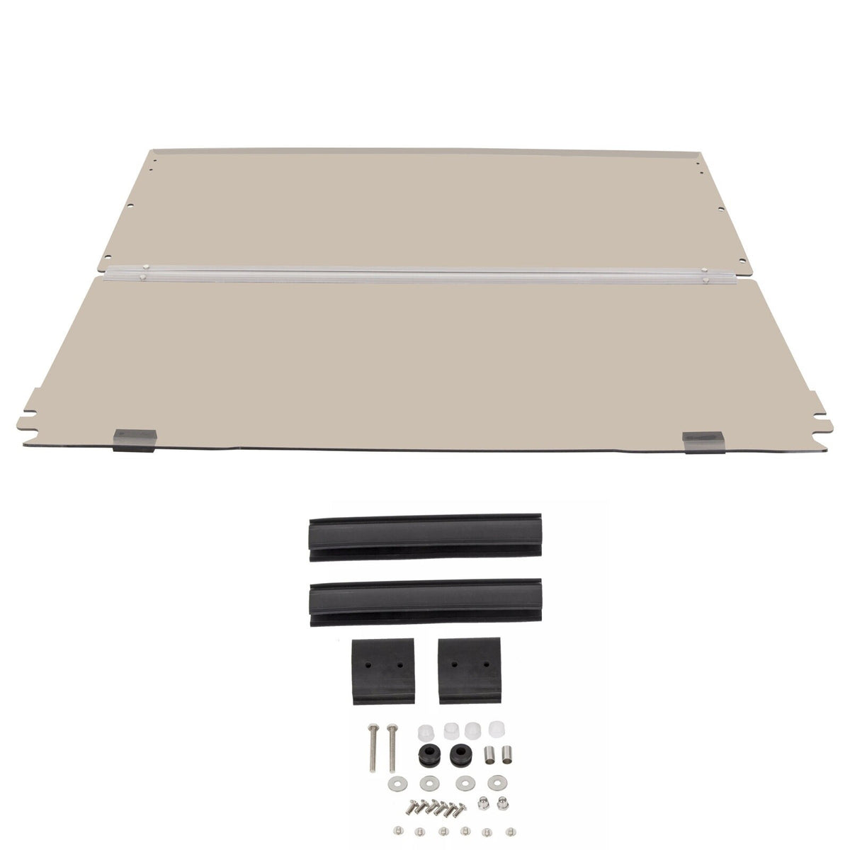 Foldable Tinted Windshield for EZGO TXT Golf Cart 1994-2014 Impact-Resistant