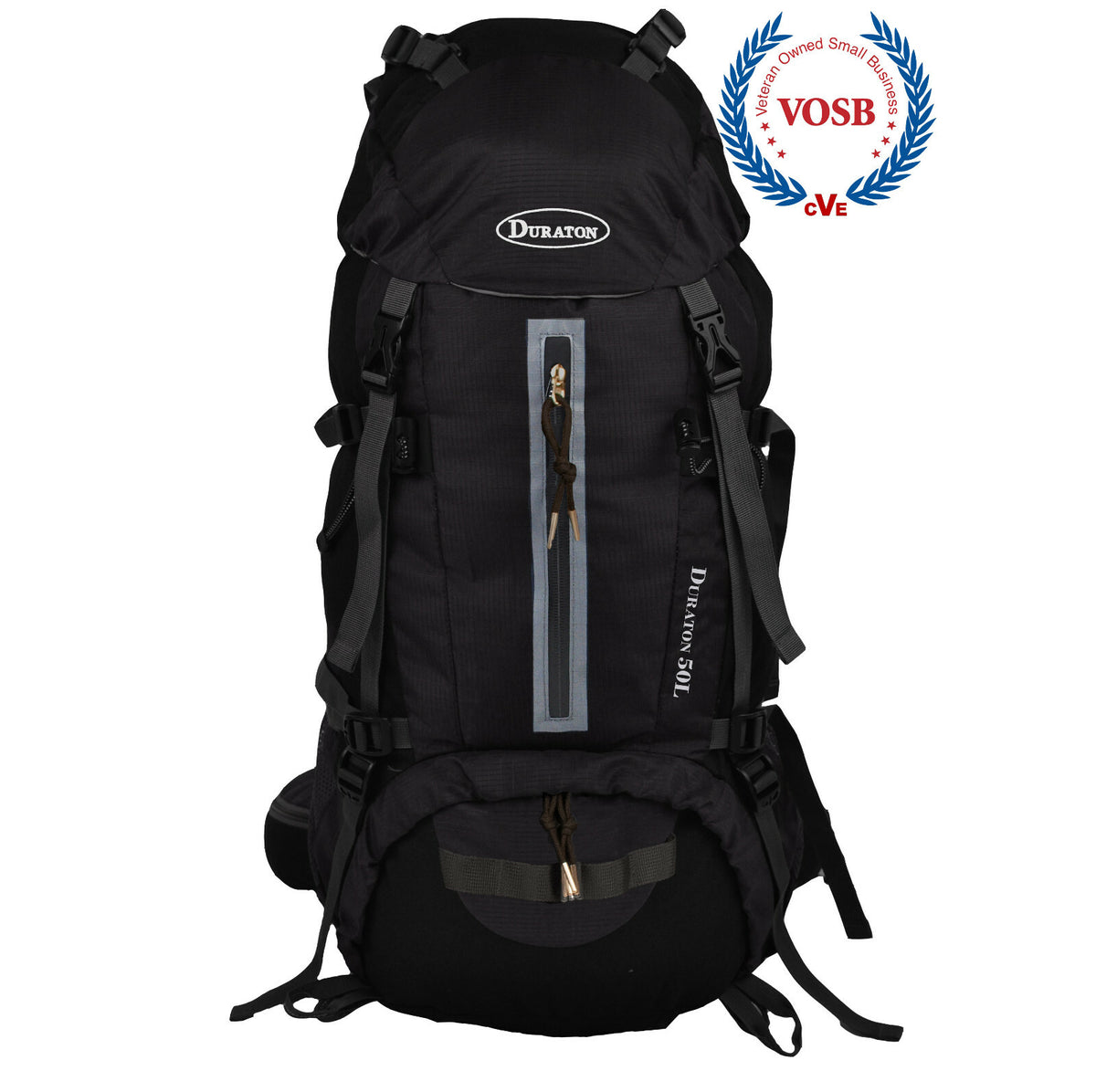 50L Hiking Backpack for Camping Hunting Fishing with Rain Cover