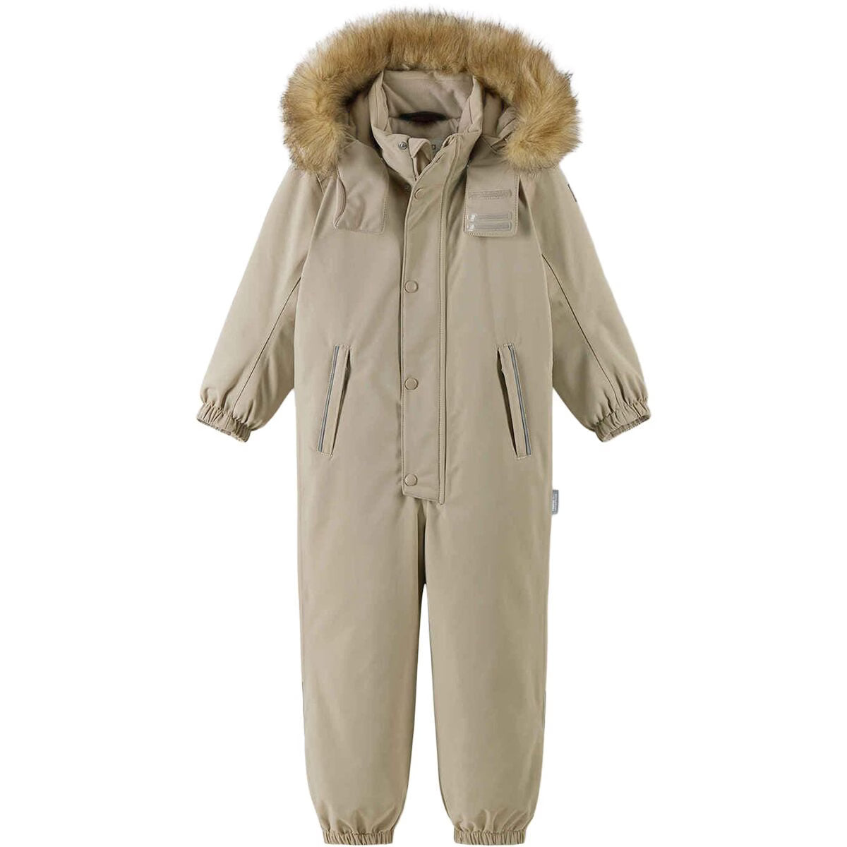 Kids' Waterproof Snow Suit with Detachable Hood and Insulation