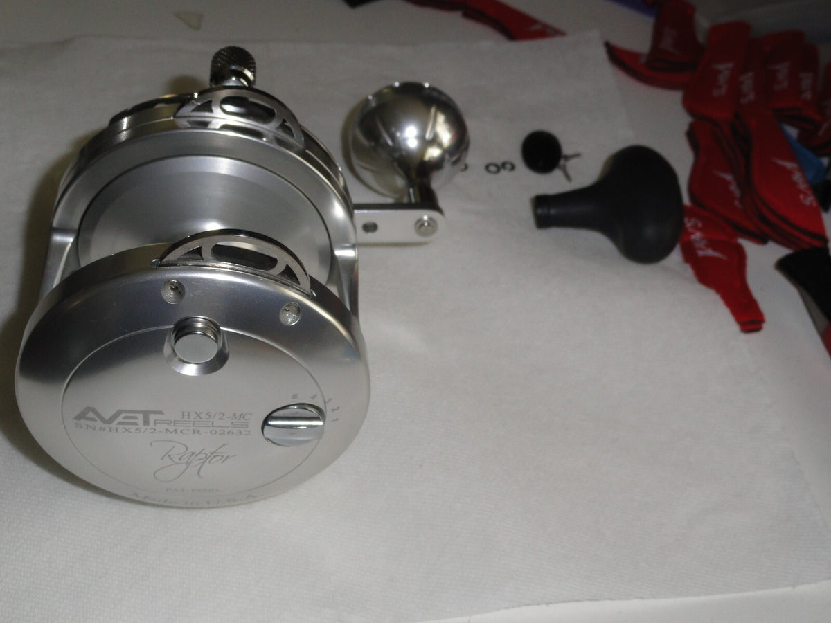 Fishing Reel Power Knob for Avet SX MXL MXJ LX HX Raptor - Aluminum, Silver