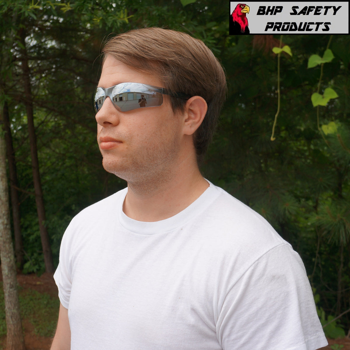 Safety Glasses ANSI Z87+ Impact Protection Lightweight Wraparound Eyewear