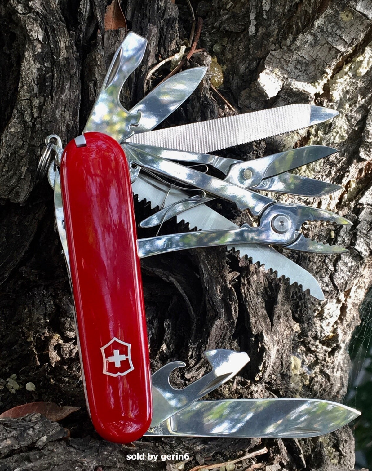 Victorinox Swiss Army Handyman Knife 24 Functions, 91mm, Red