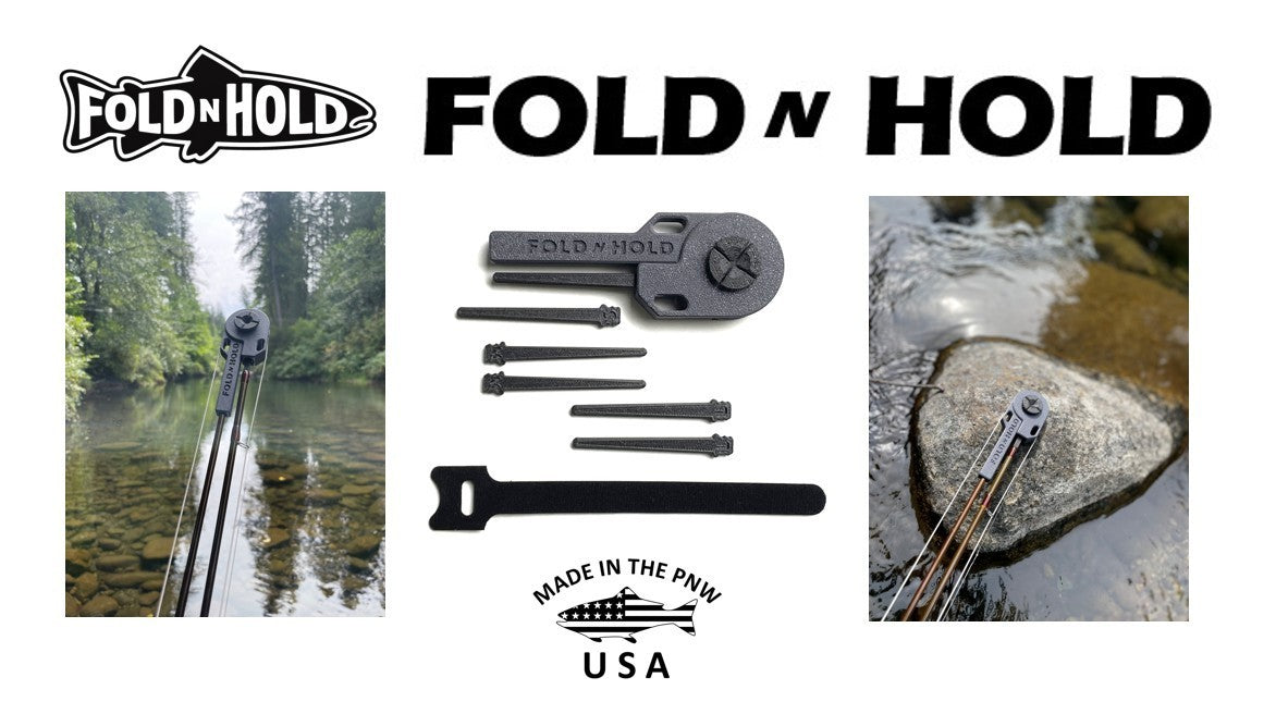 Fly Rod Transport Solution - Fold N Hold for 3-7 Weight Fly Rods