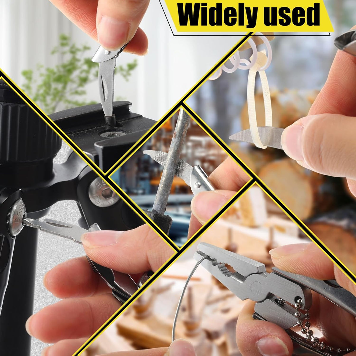Mini Folding Multi Tool Pliers for Camping Fishing Travel Keychain