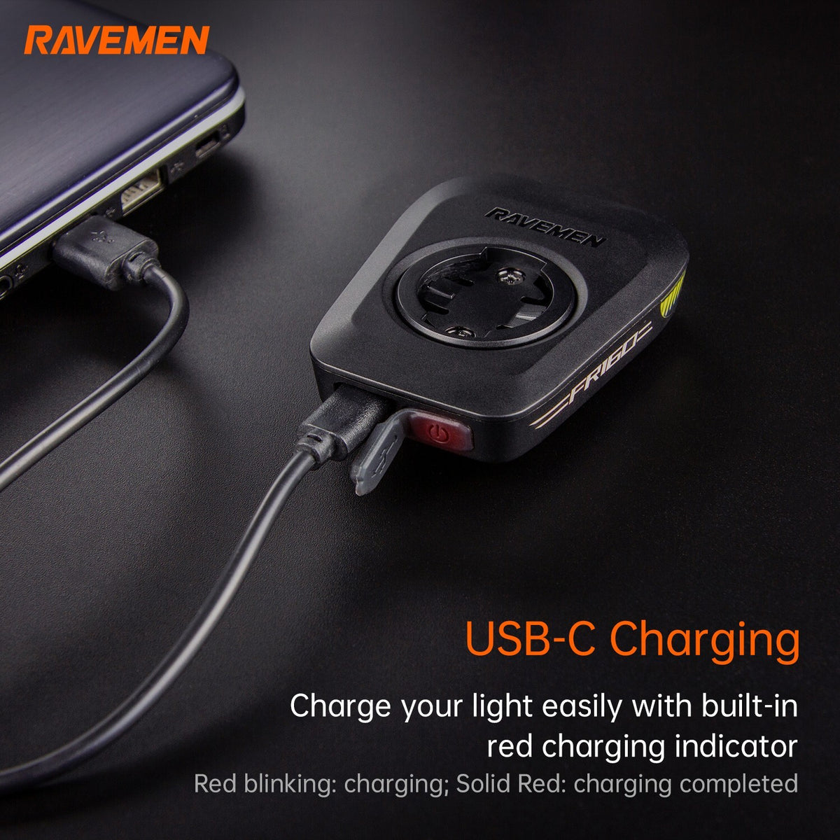 Bike Front Light with Flashing Mode - Waterproof USB Rechargeable 160 Lumens