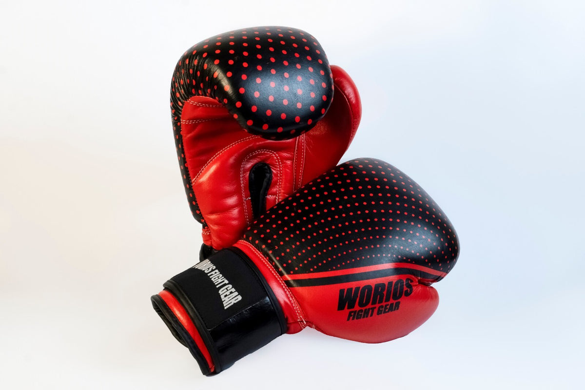 Leather Boxing Gloves for Sparring MMA Kickboxing - Multiple Sizes