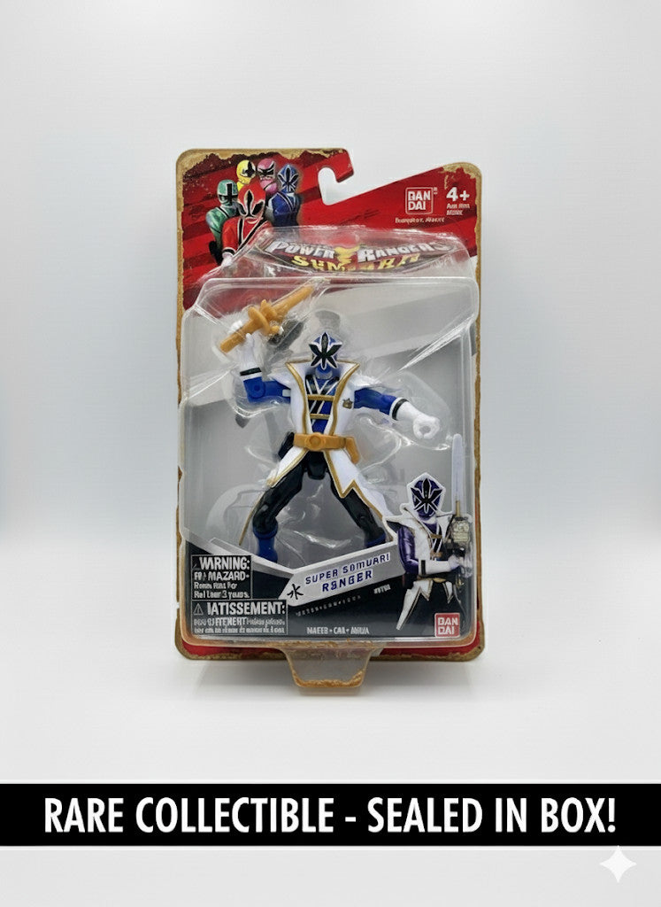 Power Rangers Samurai Blue Ranger Action Figure with Water Powers - Kevin 2011 Collectible