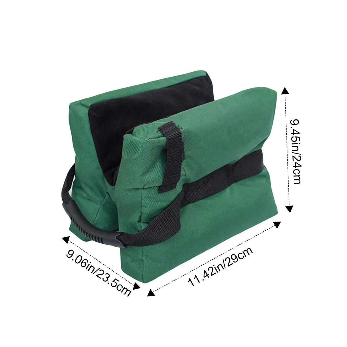 Shooting Range Sand Bag Set Rifle & Shotgun Bench Rest Support