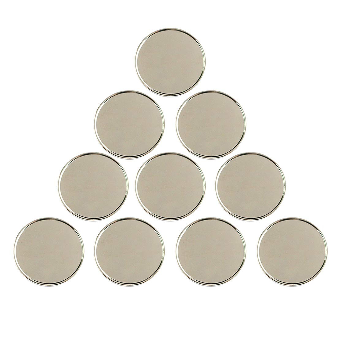 Golf Ball Markers Set 25mm Custom Printable Blanks - Pack of 10