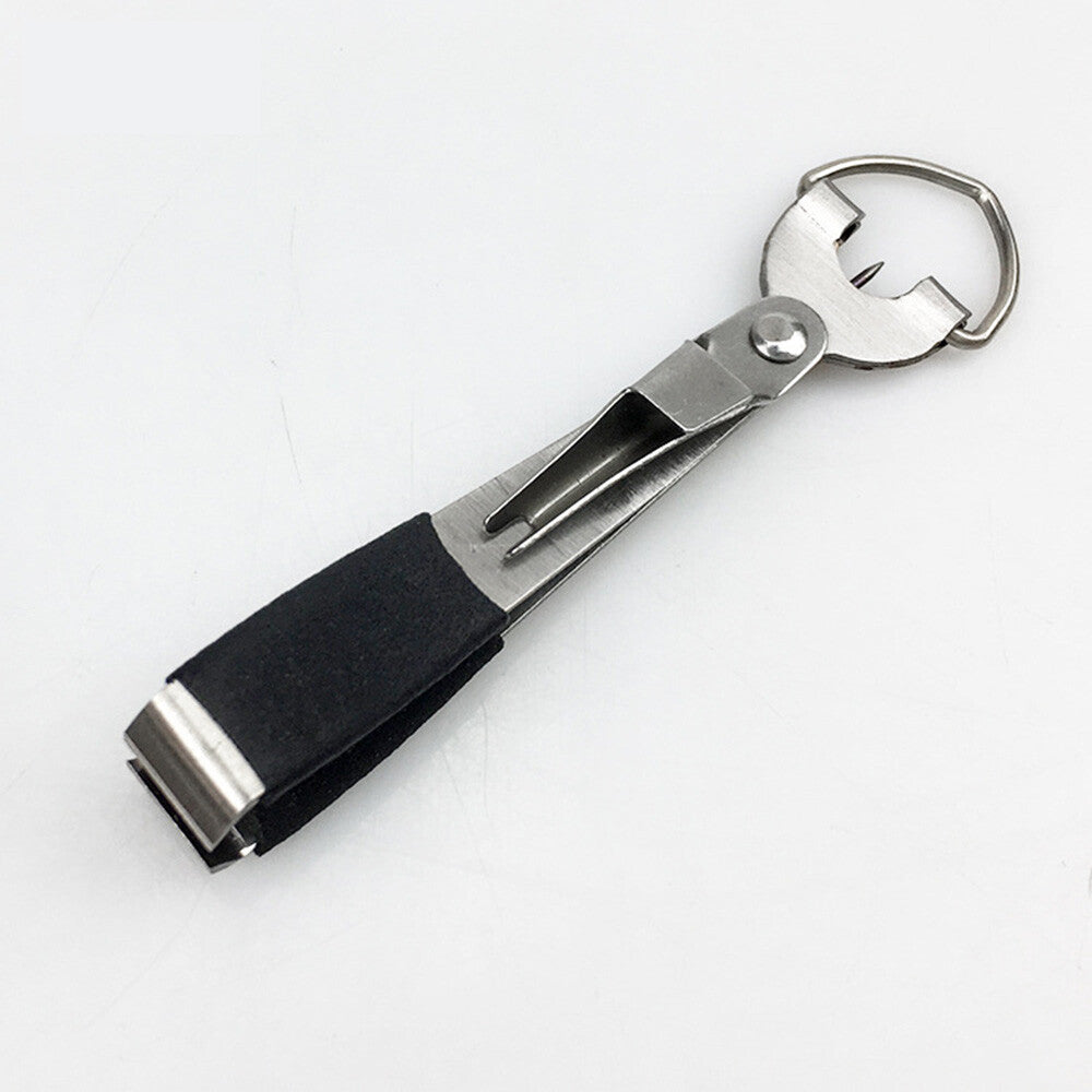 Fishing Line Knot Tying Tool with Cutter and Hook - Stainless Steel
