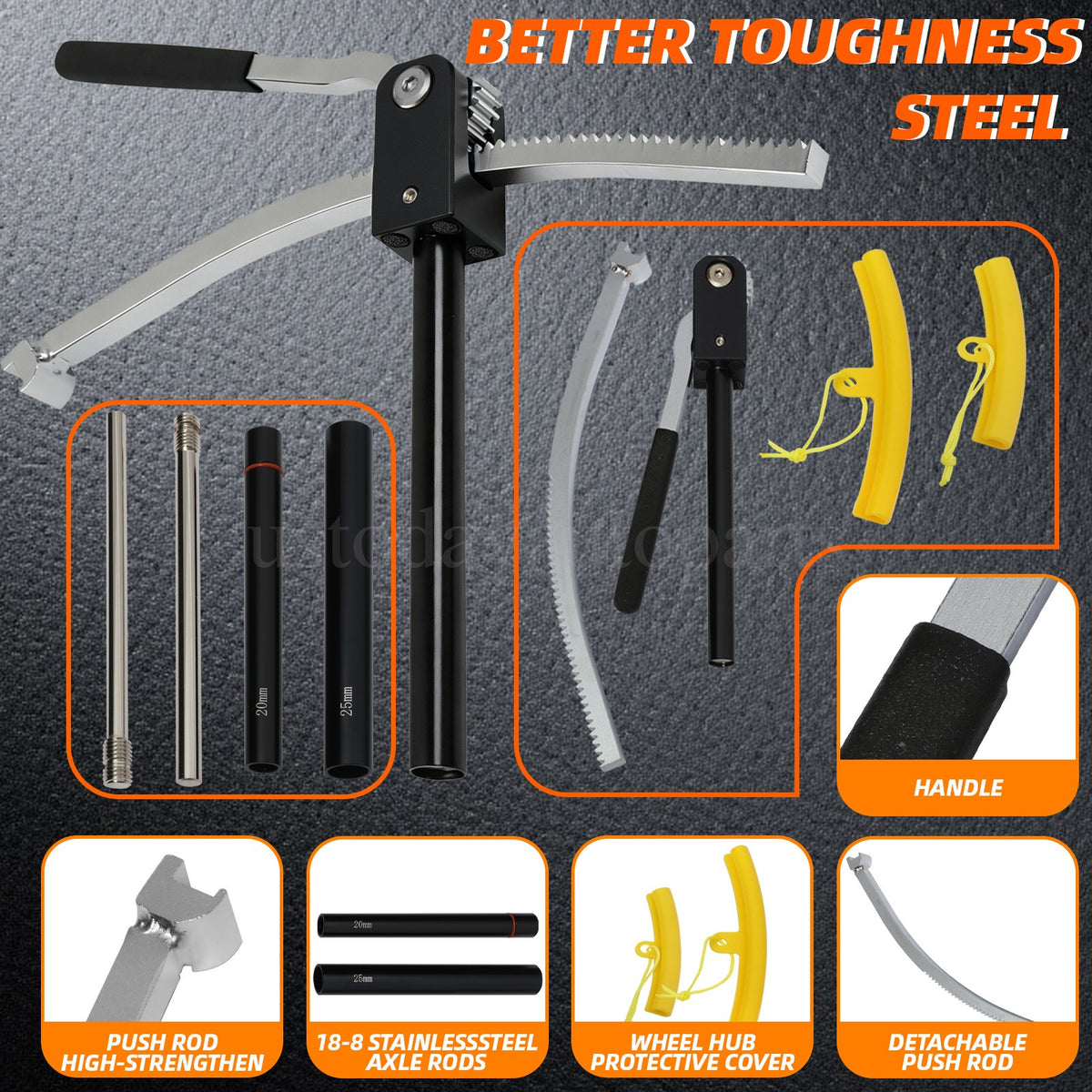 Dirt Bike Tire Changing Kit for Enduro & Motocross - Easy Installation Tools