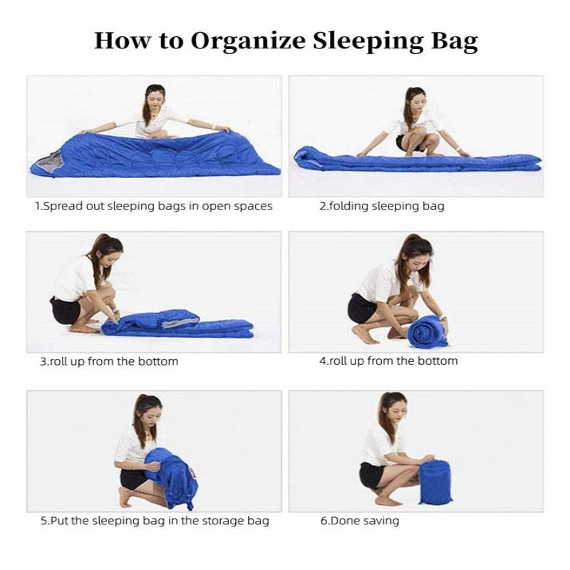Extra Thick Waterproof Winter Sleeping Bag for Camping & Hiking