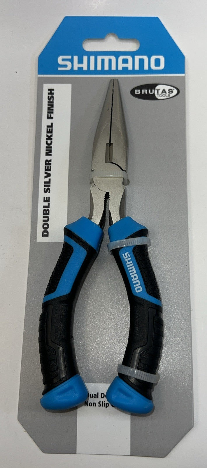 Shimano Brutus Double Silver Nickel Finish 5-Inch Split Ring Pliers SSRP05N