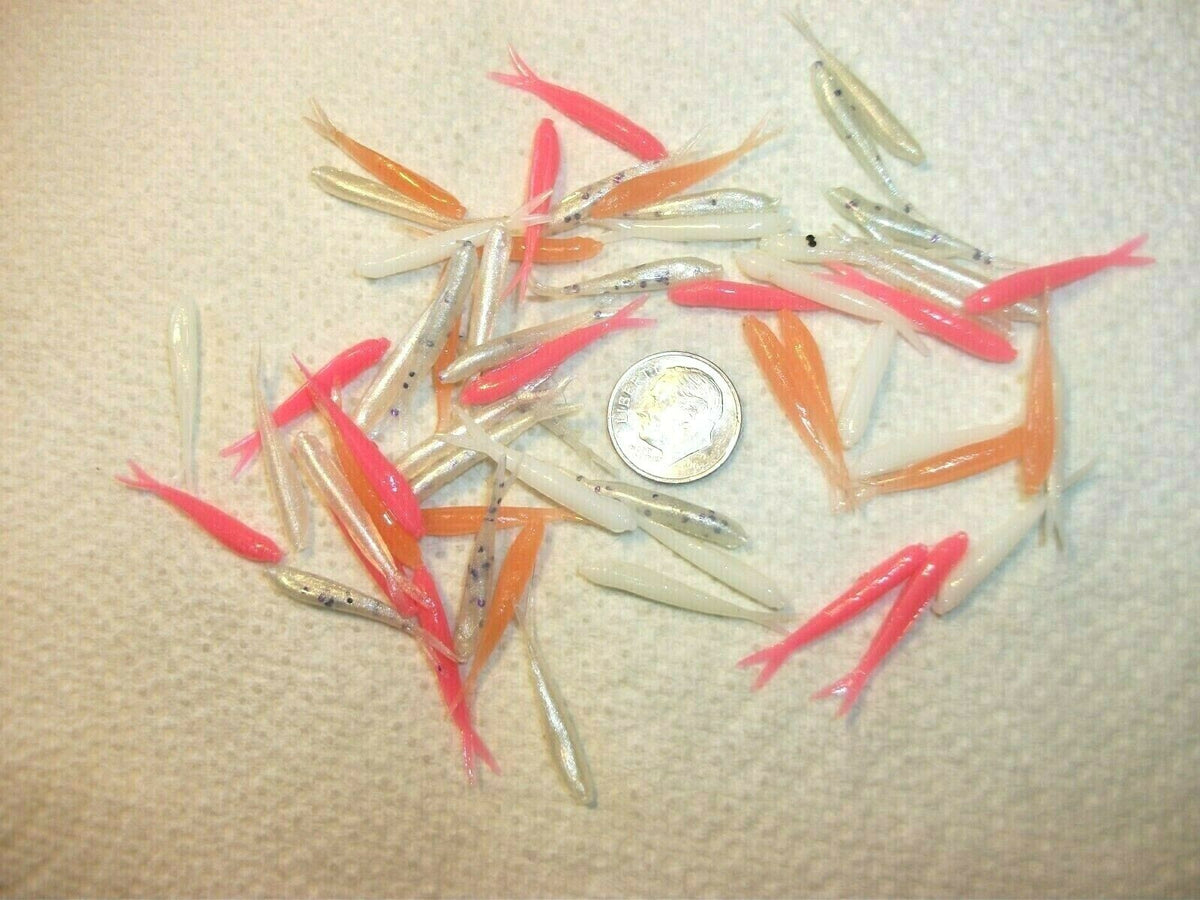 Mini Glow-in-Dark Fishing Lures Kit - Micro Minnows, Crappie & Panfish