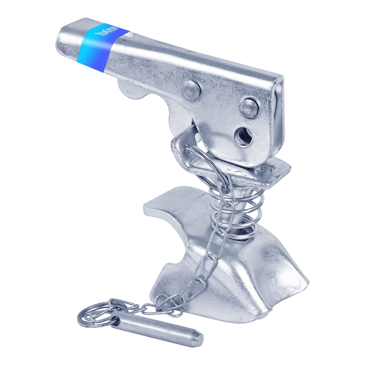 Trailer Coupler Latch with Chain 2 Inch 5000Lbs Capacity - Rust-Resistant Steel