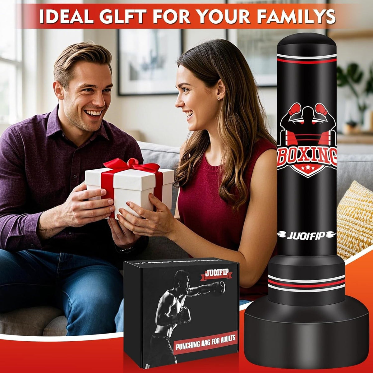 Heavy Freestanding Punching Bag for Adults and Teens - 70 Inches