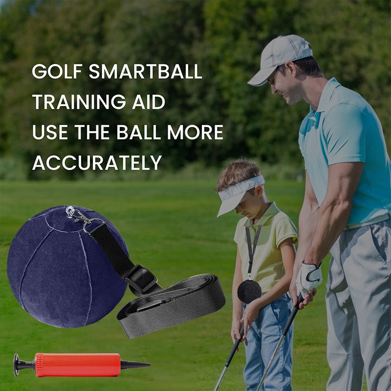 Golf Swing Training Aid - Portable Adjustable Smart Ball for Practice