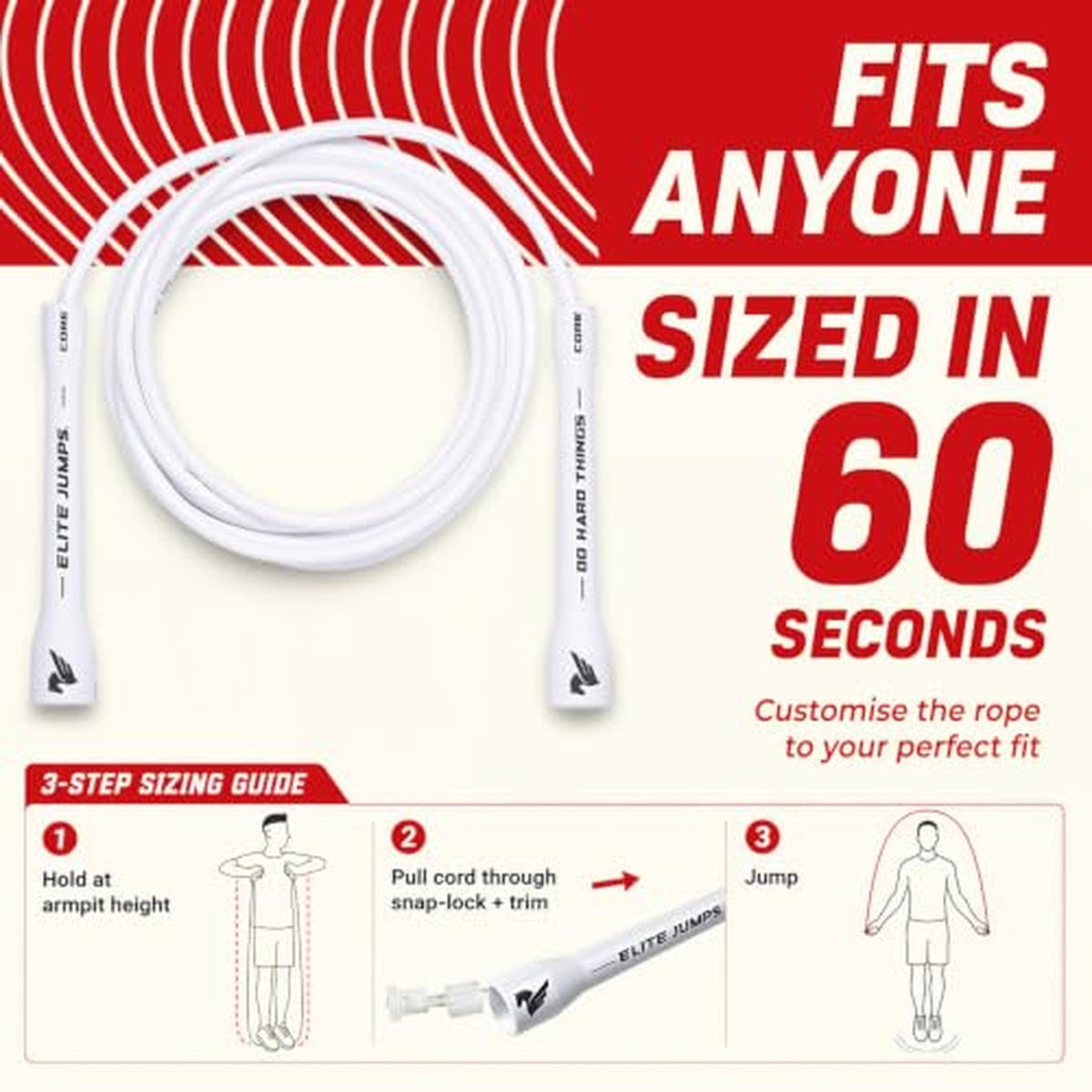 Adjustable 6mm PVC Jump Rope for Cardio Fitness & Boxing
