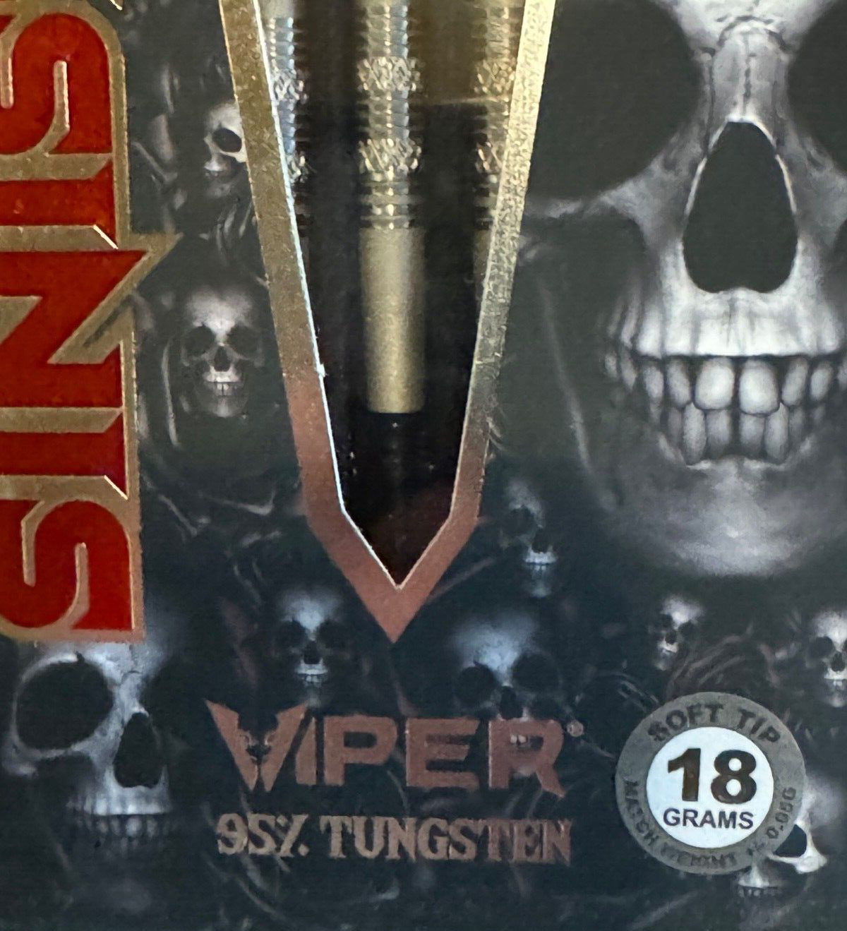 18 Gram Dart Flights Set for GLD Darts - VIPER Sinister Replacement Flights
