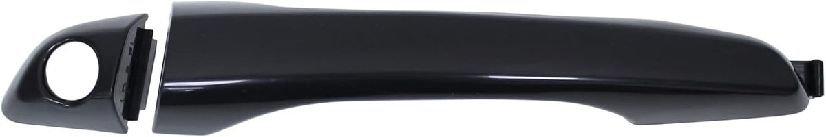 Front Left Black Exterior Door Handle and Lock Cylinder Kit for Hyundai Elantra
