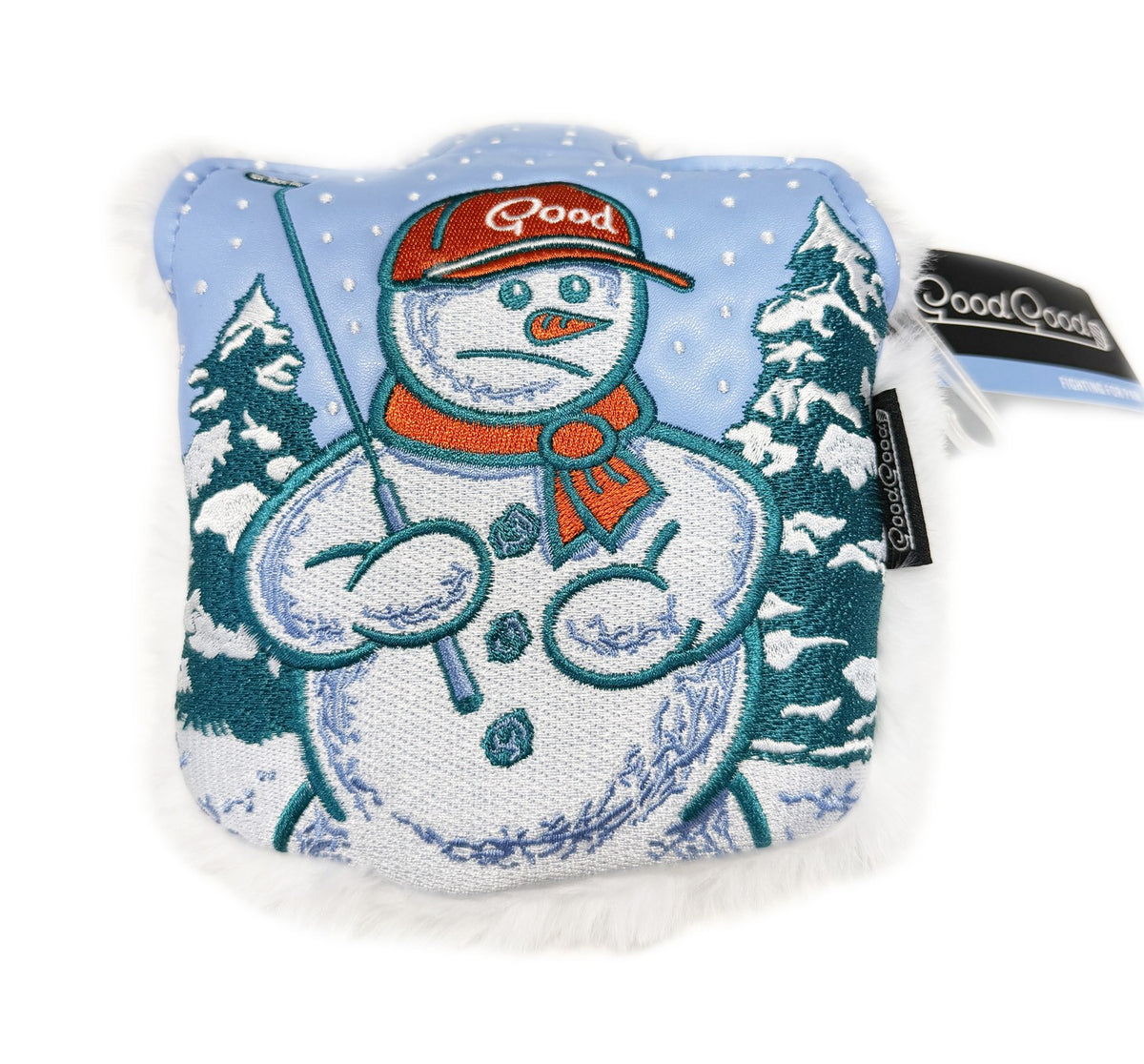 Golf Snowman Mallet Putter Headcover - Durable Golf Club Accessory