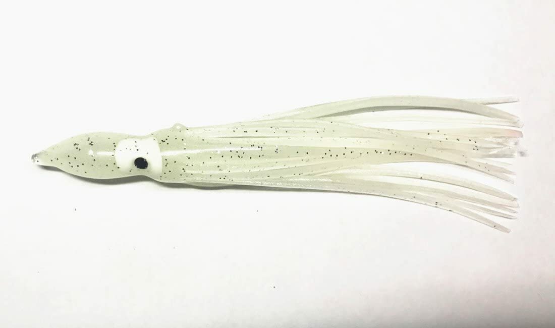Glow Fishing Lures Squid Skirts Set Soft Baits for Saltwater & Freshwater Fishing