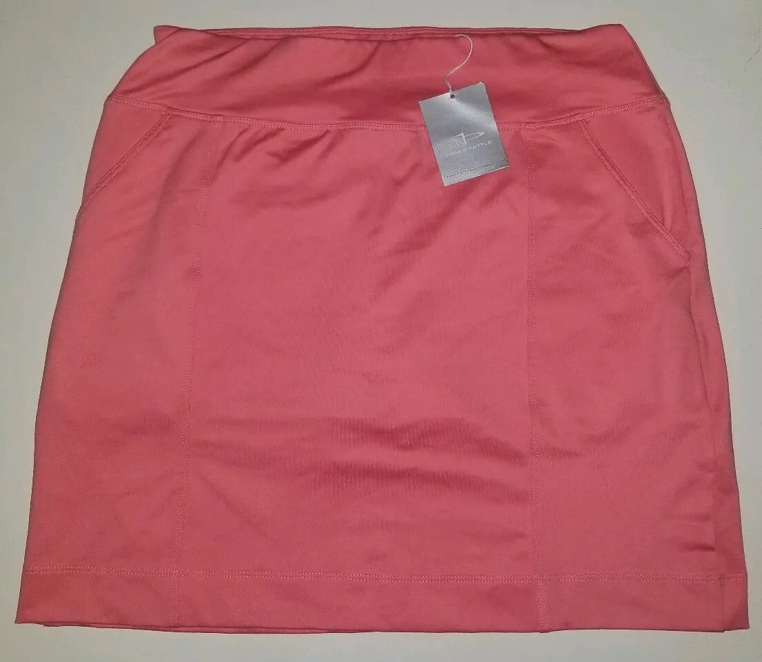 Women’s Pink Stretch Skort with Pockets and Built-in Shorts - Size S