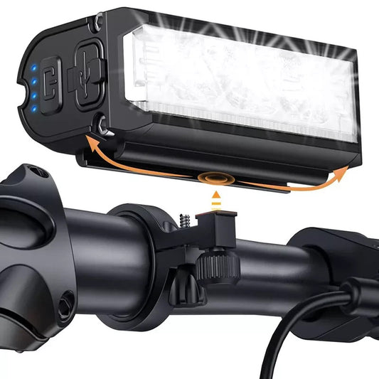 Super Bright Waterproof USB Rechargeable Bike Light with 1000 Lumens