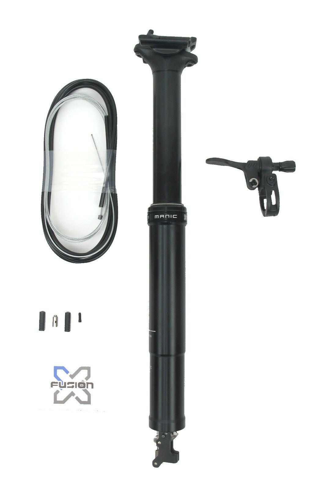 X-Fusion Manic 125mm Dropper Seatpost 34.9mm Internal Remote, MTB Bike