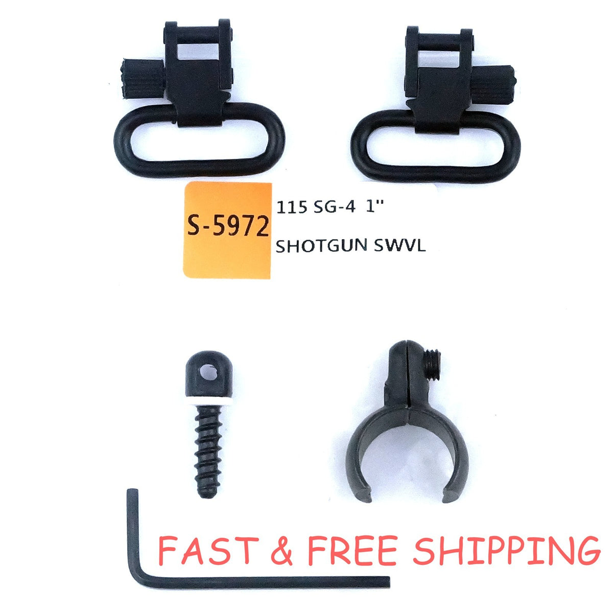 Shotgun Sling Mount Kit for 20 Gauge Shotgun - 0.700"-0.750" Barrel Diameter Fits Magnum Split Band