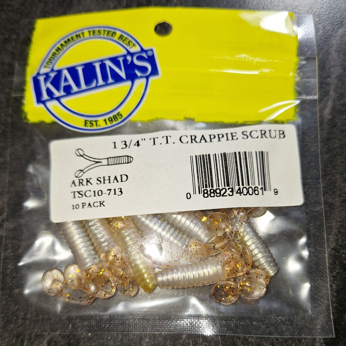 Crappie Fishing Bait - 1-3/4 Inch Soft Plastic Grubs in Multiple Colors - 20 Pack