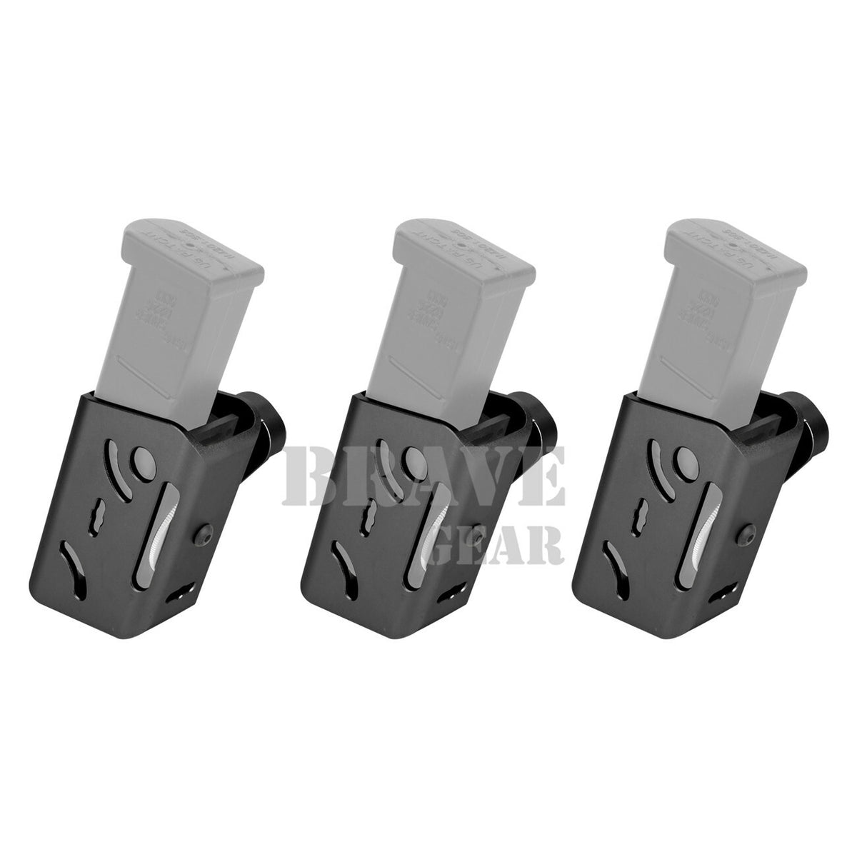 Competition Pistol Magazine Pouch Aluminum Adjustable Ambidextrous Speed Load